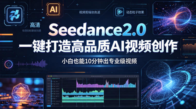 Seedance2.0一键打造高品质AI视频创作，小白也能10分钟出专业级视频-副业资源网