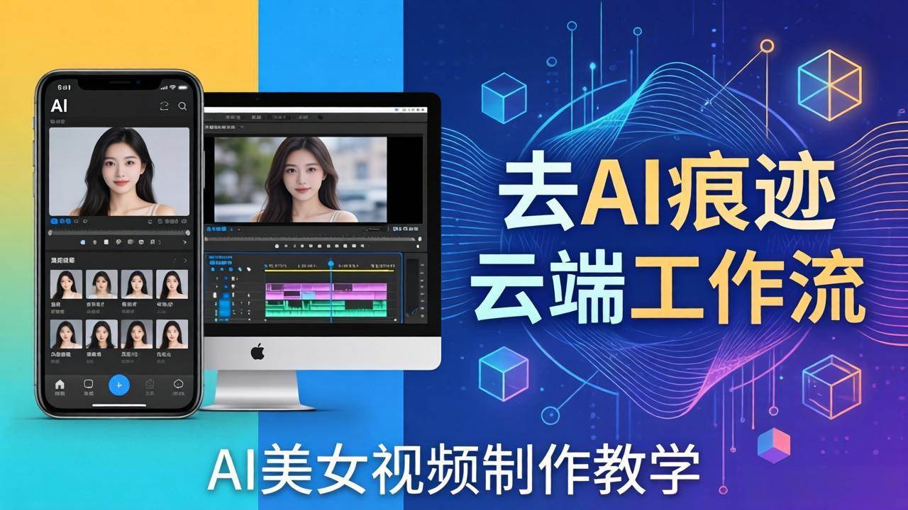 （17928期）AI美女视频制作教学：去AI痕迹，云端工作流出图，手机电脑均可，不需要配置-副业资源网