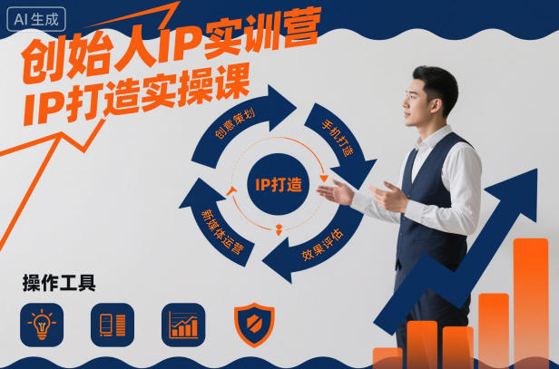 创始人IP实训营，IP打造实操课-副业资源网