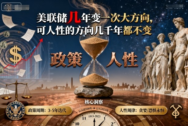 付费文章：美联储几年变一次大方向，可人性的方向几千年都不变-副业资源网
