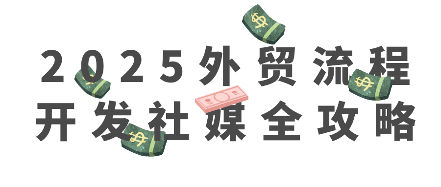 2025外贸流程开发社媒全攻略-副业资源网