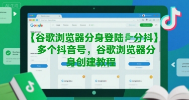 谷歌浏览器分身登陆多个抖音号，谷歌浏览器分身创建教程-副业资源网