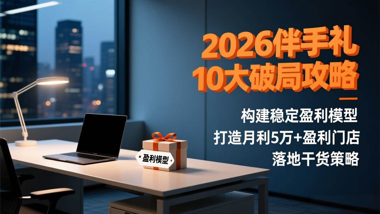 （17191期）2026伴手礼10大破局攻略：构建稳定盈利模型，打造月利5万+盈利门店，落地干货策略-副业资源网