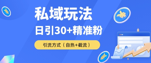 私域金融课变现玩法，日引30+精准流量，转化率50%日销5-10单，一单188-副业资源网