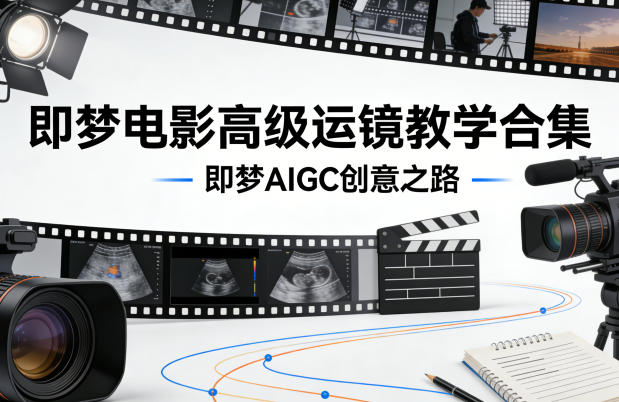 即梦电影高级运镜教学合集，即梦AIGC创意之路-副业资源网