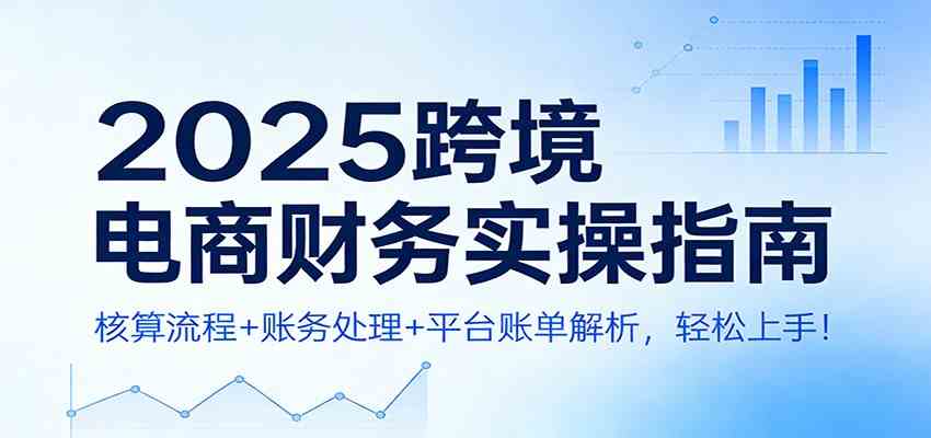 2025跨境电商财务实操指南：核算流程+账务处理+平台账单解析，轻松上手！-副业资源网