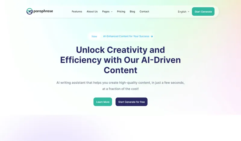 Bootstrap响应式AI写作助手官网源码-副业资源网