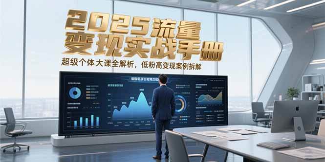 （15188期）2025流量变现实战手册，超级个体大课全解析，低粉高变现案例拆解-副业资源网