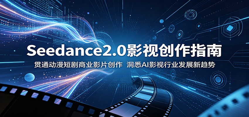 Seedance2.0影视创作指南：贯通动漫短剧商业影片创作，洞悉AI影视行业发展新趋势-副业资源网
