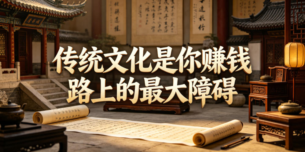 付费文章：传统文化是你賺钱路上的最大障碍-副业资源网