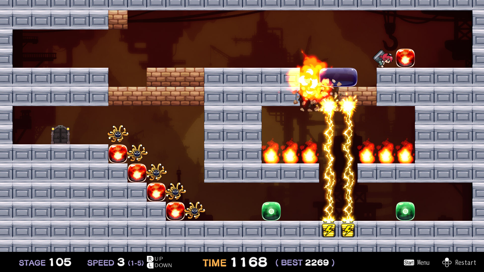 粉碎谜题：锤子先生/Crash Puzzle Hammer-San-副业资源网