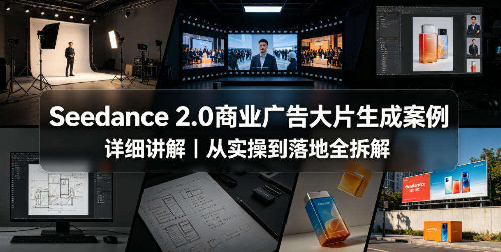 Seedance 2.0商业广告大片生成案例详细讲解|从实操到落地全拆解-副业资源网