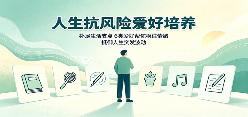 人生抗风险爱好培养:补足生活支点,6类爱好帮你稳住情绪,抵御人生突发波动-副业资源网