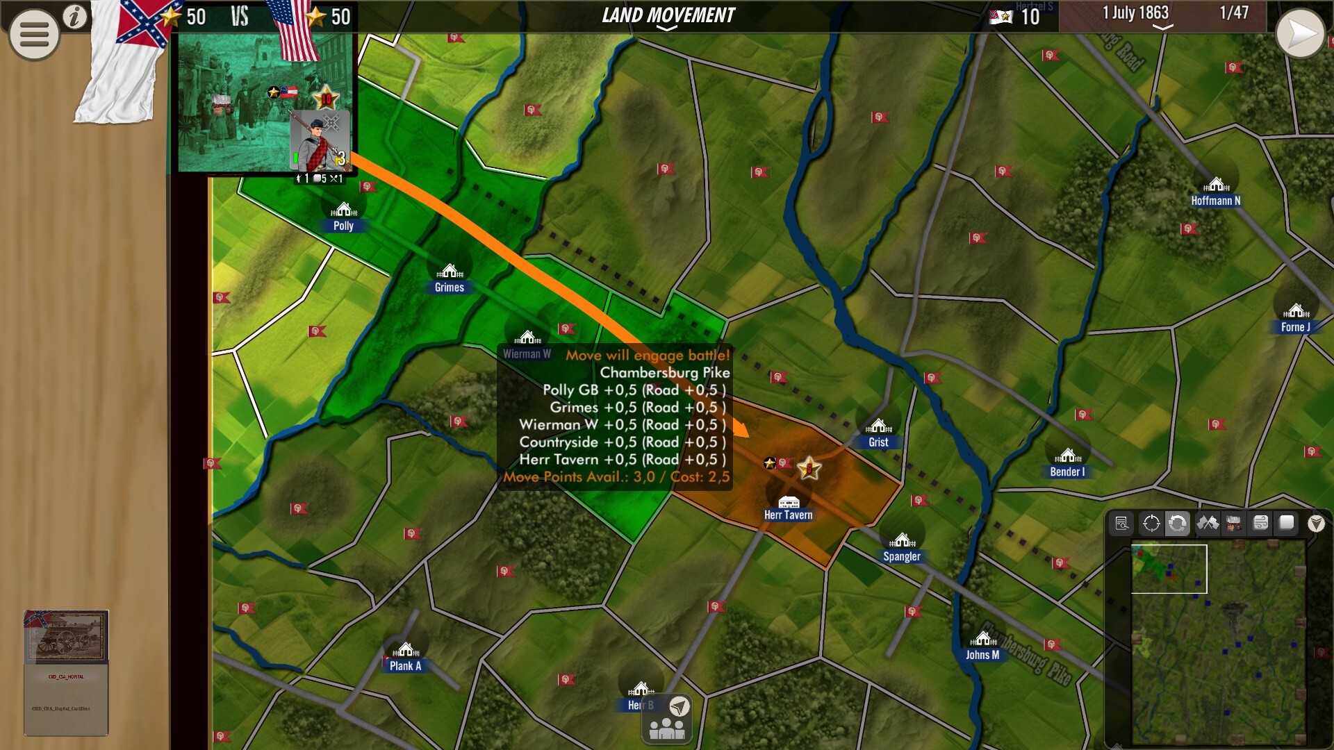 SGS 葛底斯堡战役/SGS Battle for: Gettysburg 版本更新