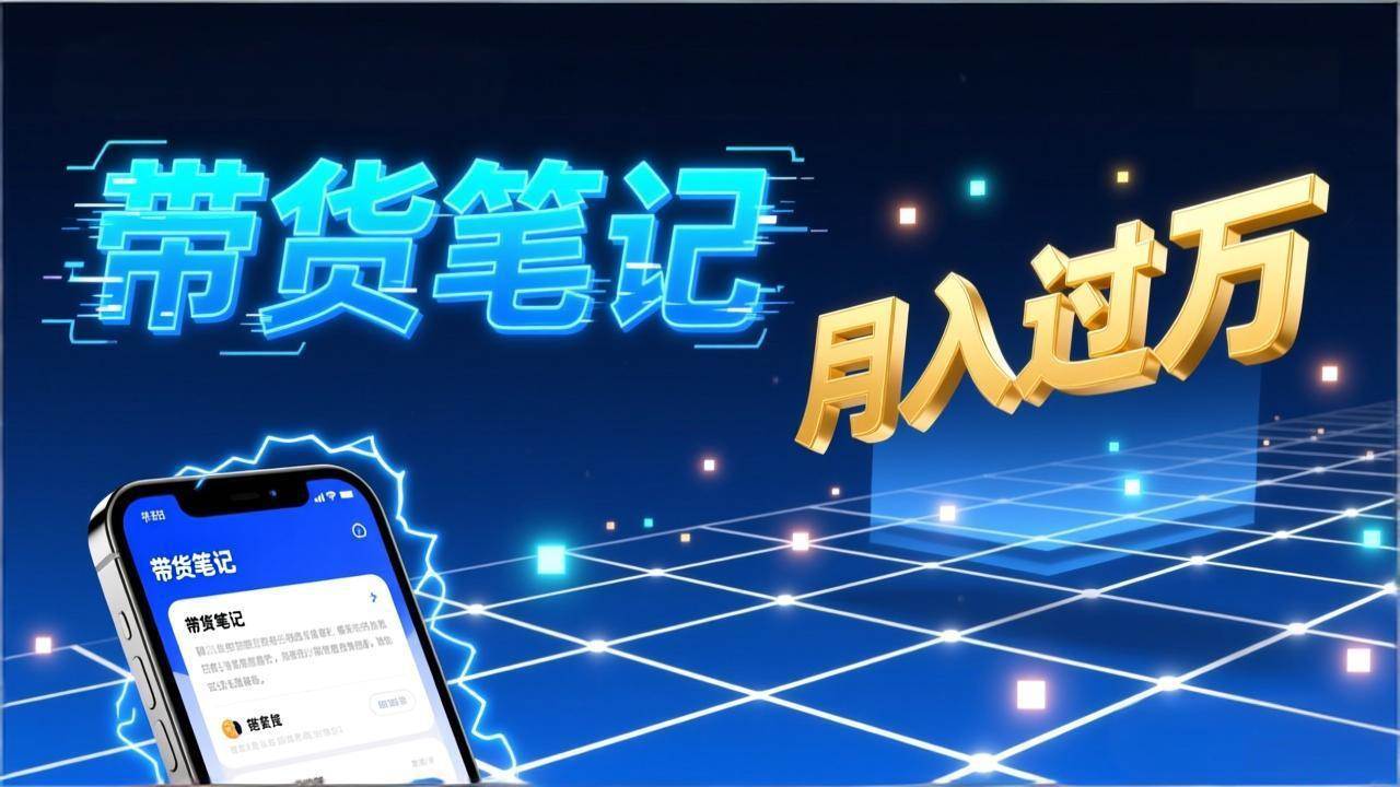 （17229期）小红书爆款笔记带货实战：拆解封面标题正文全要素，手把手教你单篇笔记带货月入过万-副业资源网