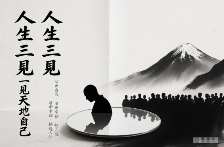 人生三见一见天地见众生见自己，活出自我拥有清晰幸福人生，搞透人性-副业资源网