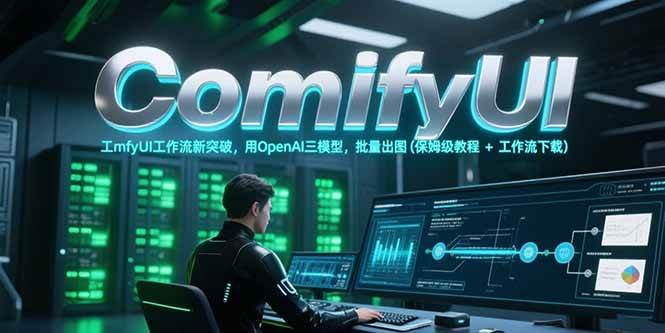 ComfyUI工作流新突破，用OpenAI三模型，批量出图(保姆级教程+工作流下载)-副业资源网