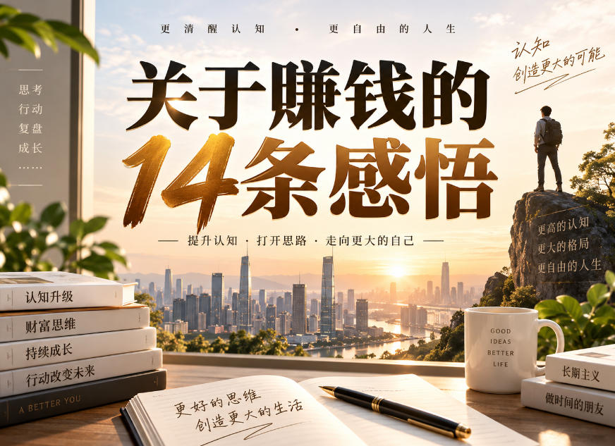 付费文章：关于賺钱的14条感悟-副业资源网