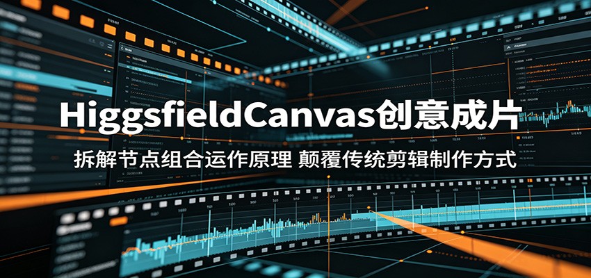 HiggsfieldCanvas创意成片：拆解节点组合运作原理，颠覆传统剪辑制作方式-副业资源网