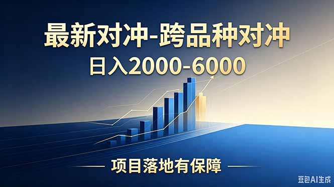 跨品种对冲震撼首发!日收益2000-6000+,项目绿色长久,安全稳健,合规靠谱,可批量放大-副业资源网