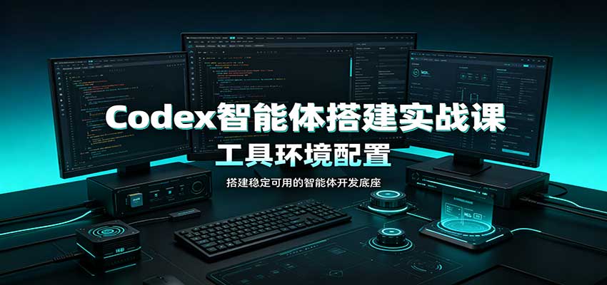 Codex智能体搭建实战课：工具环境配置，自定义技能开发，多业务自动化教学-副业资源网