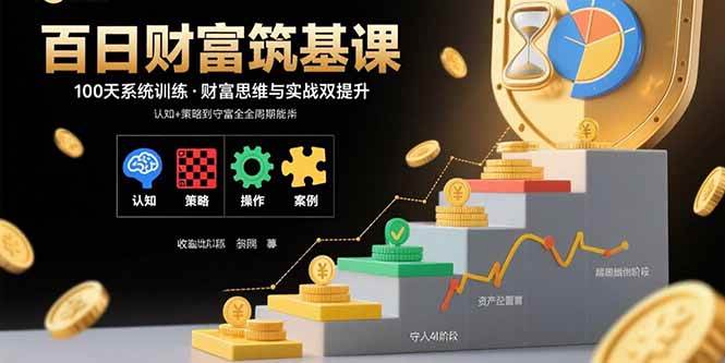 （15874期）百日财富筑基课：认知+策略+实操+案例拆解 实现从创富到守富全周期能力-副业资源网