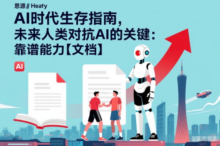 AI时代生存指南，未来人类对抗AI的关键：靠谱能力【文档】-副业资源网