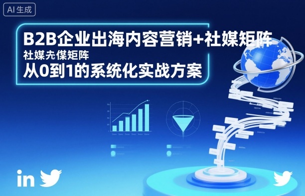 B2B企业出海内容营销+社媒矩阵，从0到1的系统化实战方案-副业资源网