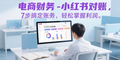 电商财务-小红书对账，7步搞定账务，轻松掌握利润-副业资源网