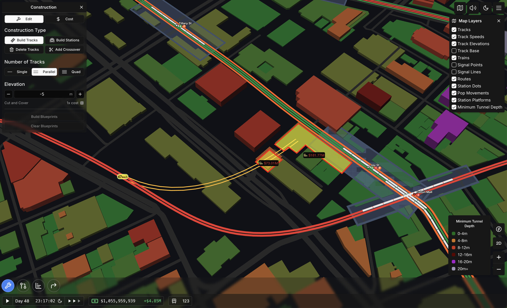 地铁建造/地铁建造师/Subway Builder 新游发布