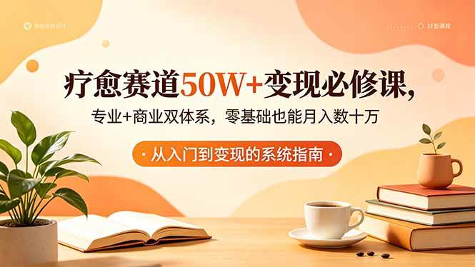 (18523期)疗愈赛道50W+变现必修课,专业+商业双体系,零基础也能月入数十万-副业资源网