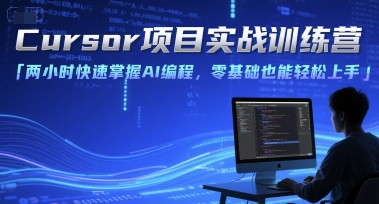 Cursor项目实战训练营，两小时快速掌握AI编程，零基础也能轻松上手-副业资源网