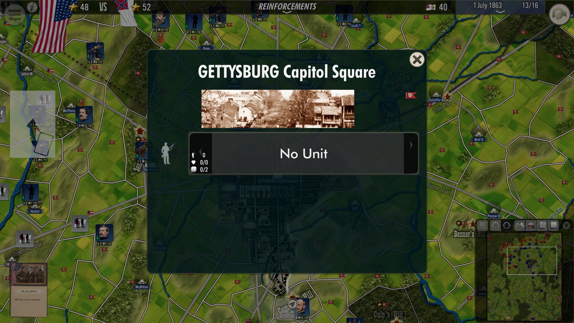 SGS 葛底斯堡战役/SGS Battle for: Gettysburg 版本更新