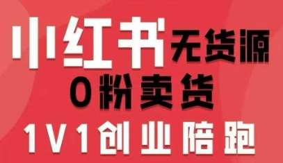 小红书无货源0粉电商课，开店准备、选品策略、笔记撰写、视频剪辑、数据分析、账号打造、资料文档-副业资源网