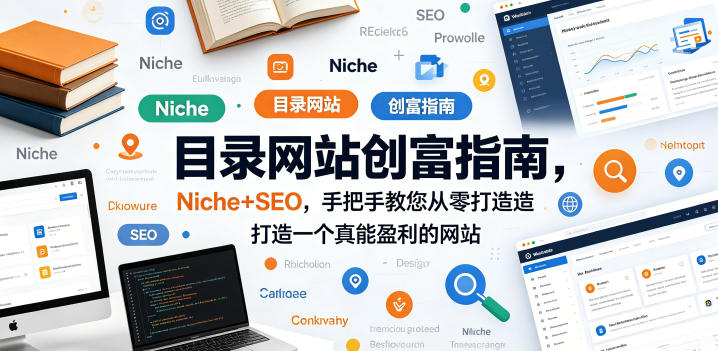 目录网站创富指南，Niche+SEO，手把手教您从零打造打造一个真能盈利的网站【原创双语字幕】-副业资源网