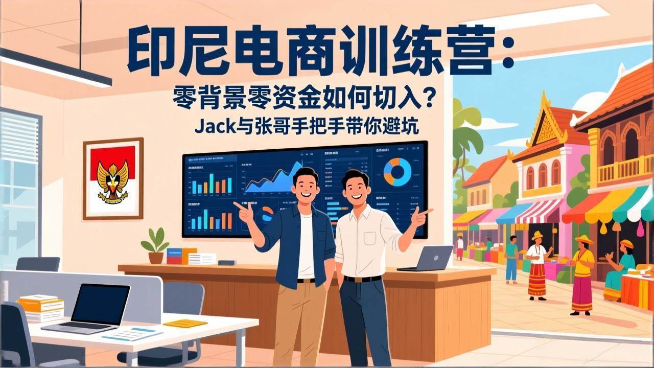 （17533期）印尼电商训练营：零背景零资金如何切入？Jack与张哥手把手带你避坑-副业资源网