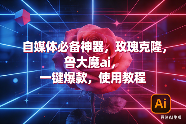 （17285期）玫瑰克隆神器，ai鲁大魔，自媒体必备工具，一键爆款神器，详细教程。-副业资源网