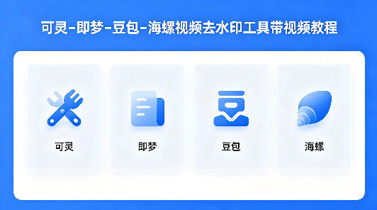 可灵–即梦–豆包–海螺视频去水印工具带视频教程-副业资源网