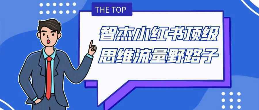智杰小红书顶级思维流量野路子-副业资源网