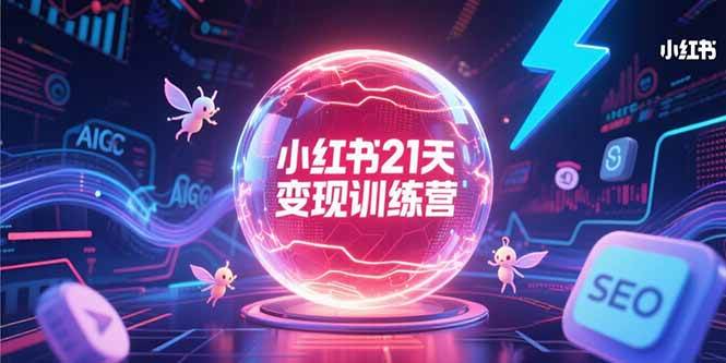 （15328期）小红书21天变现训练营，AIGC工具高效应用，SEO优化核心技巧-副业资源网