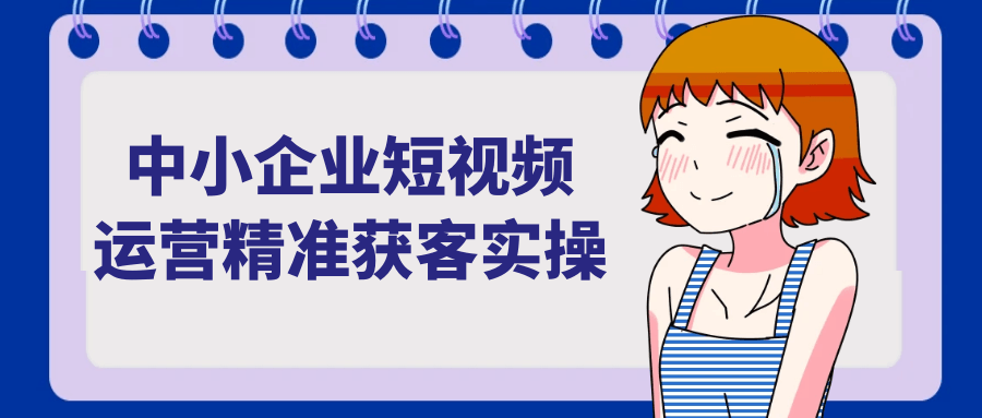 中小企业短视频运营精准获客实操-副业资源网