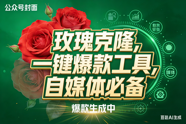 （17813期）玫瑰克隆，ai鲁大魔工具，自媒体必备神器，一键爆款，详细教程。-副业资源网