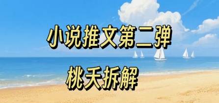 小说推文项目操作全流程第二弹，0粉就能做，门槛低非常适合新手-副业资源网