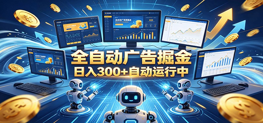 自动广告G机,日入300+,正规平台,广告浏览获益,时间自由,适合各类人群日常增收-副业资源网