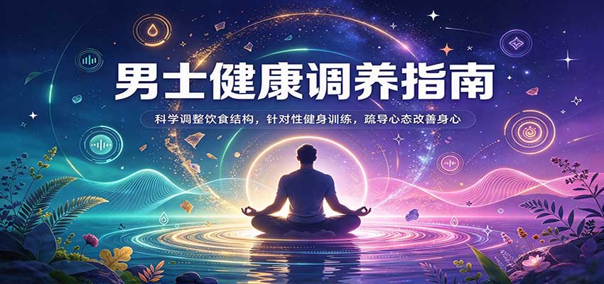 男士健康调养指南：科学调整饮食结构，针对性健身训练，疏导心态改善身心-副业资源网