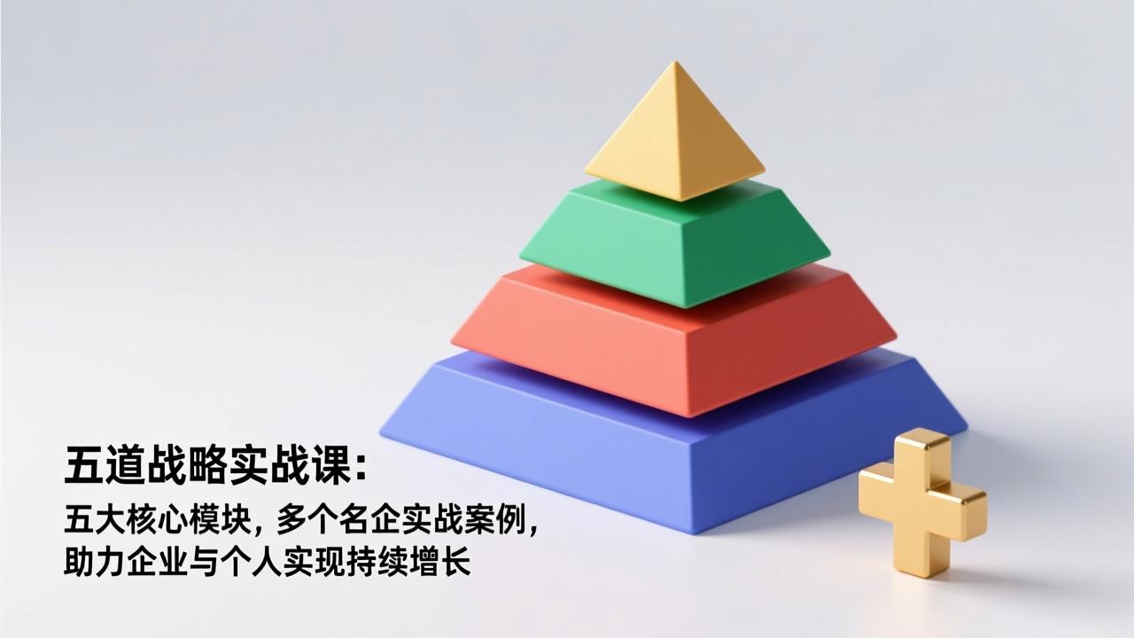五道战略实战课：五大核心模块，多个名企实战案例，助力企业与个人实现持续增长-副业资源网