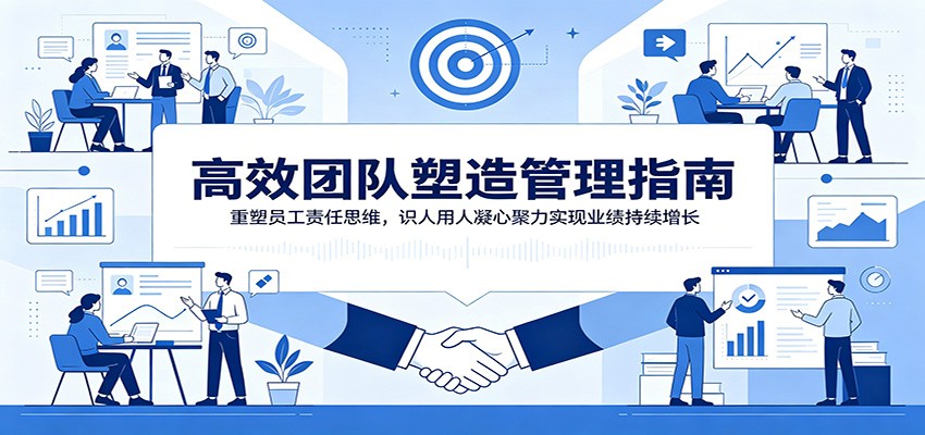 高效团队塑造管理指南:重塑员工责任思维,识人用人凝心聚力实现业绩持续增长-副业资源网