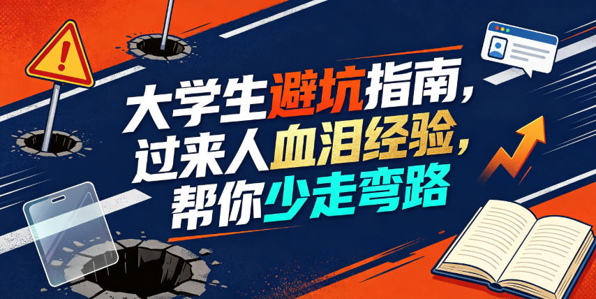 某公众号付费文章：大学生避坑指南，过来人血泪经验，帮你少走弯路-副业资源网