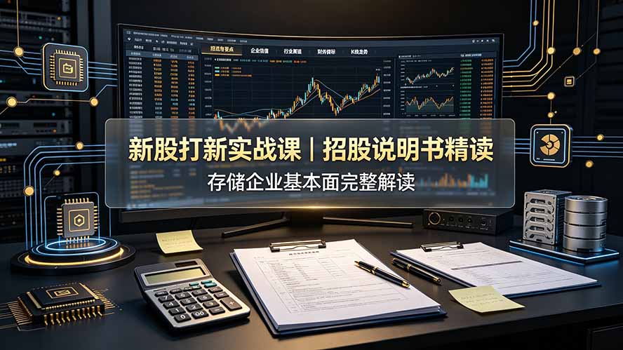 付费文章：新股打新实战课｜招股说明书精读，存储企业基本面完整解读-副业资源网