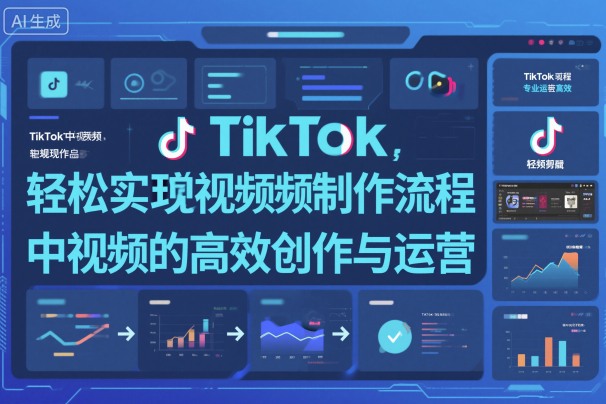 TikTok中视频制做流程,轻松实现Tk中视频的高效创作与运营-副业资源网
